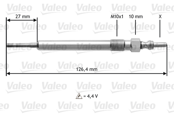 VALEO Izzítógyertya 345183_VALEO