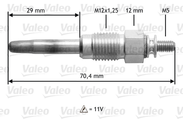 VALEO Izzítógyertya 345190_VALEO