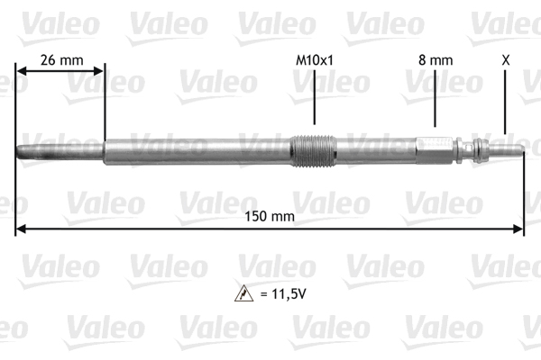 VALEO Izzítógyertya 345191_VALEO