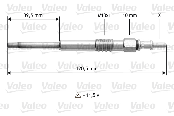 VALEO Izzítógyertya 345194_VALEO