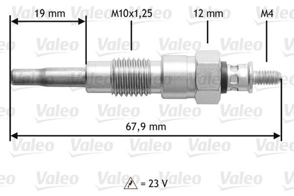 VALEO Izzítógyertya 345196_VALEO