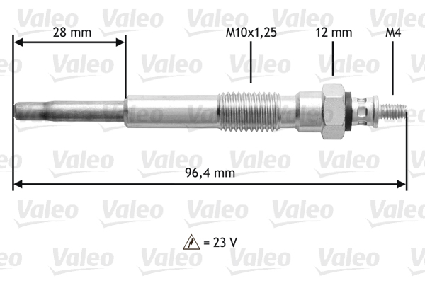 VALEO Izzítógyertya 345198_VALEO