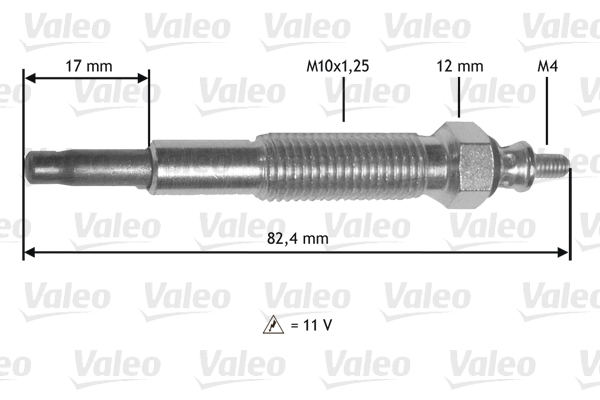 VALEO Izzítógyertya 345199_VALEO