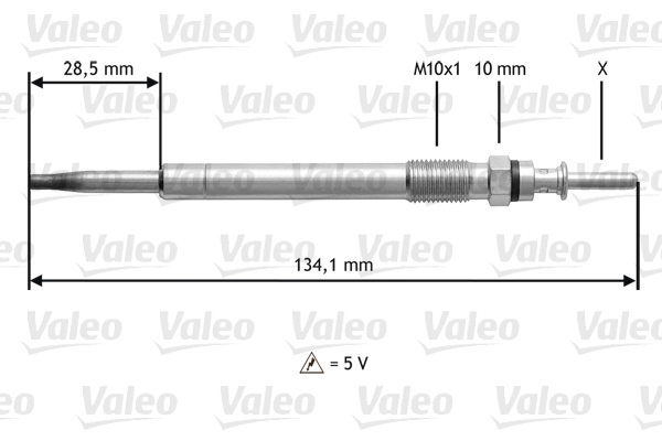 VALEO Izzítógyertya 345200_VALEO