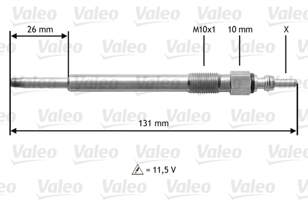 VALEO Izzítógyertya 345201_VALEO