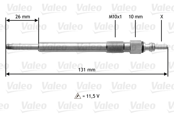 VALEO Izzítógyertya 345202_VALEO