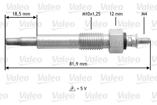 VALEO Izzítógyertya 345205_VALEO