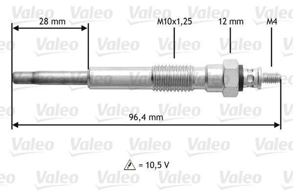 VALEO Izzítógyertya 345209_VALEO