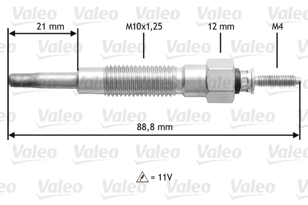 VALEO Izzítógyertya 345213_VALEO