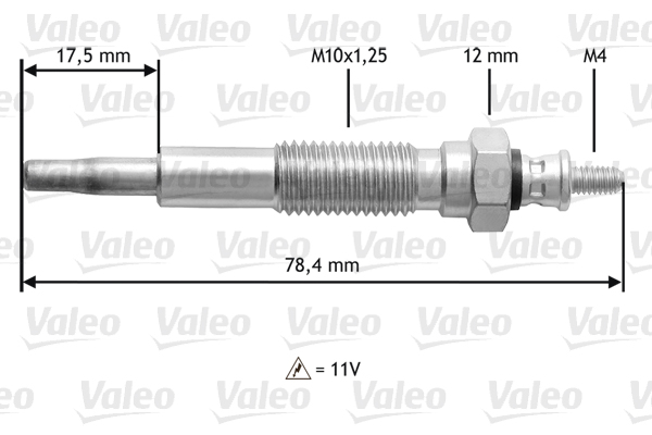 VALEO Izzítógyertya 345214_VALEO