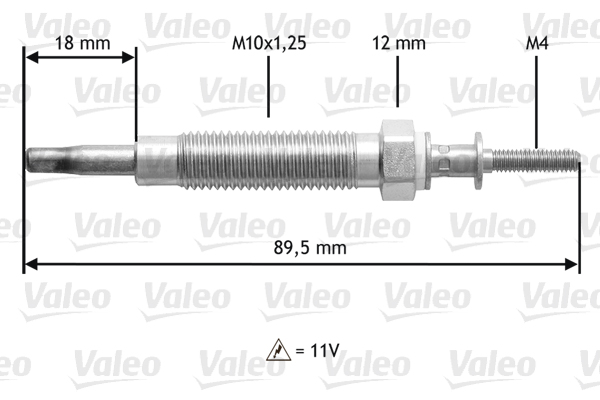 VALEO Izzítógyertya 345215_VALEO