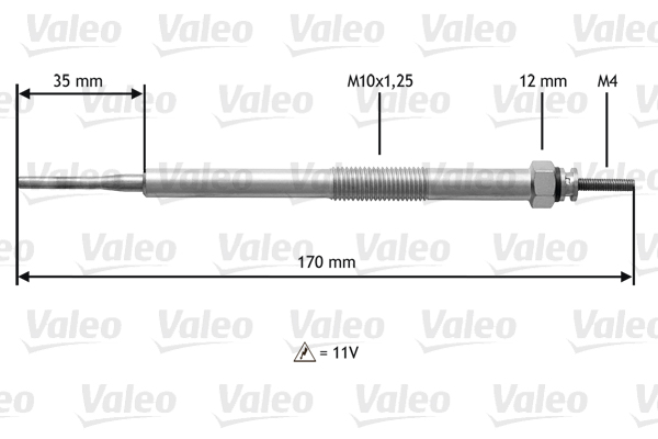 VALEO Izzítógyertya 345216_VALEO