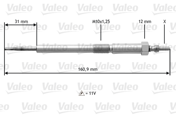 VALEO Izzítógyertya 345217_VALEO