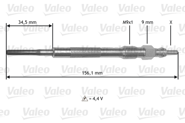 VALEO Izzítógyertya 345219_VALEO