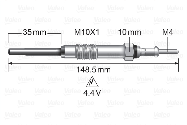 VALEO Izzítógyertya 345225_VALEO