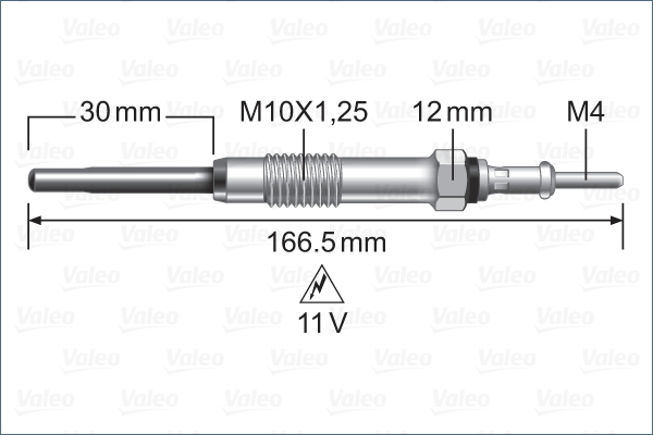 VALEO Izzítógyertya 345230_VALEO