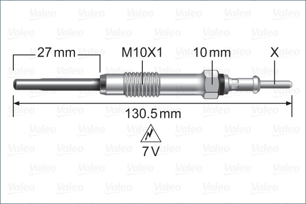 VALEO Izzítógyertya 345249_VALEO