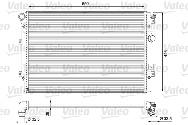 VALEO Vízhűtő 701728_VALEO