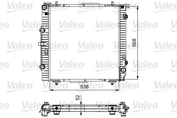 VALEO Vízhűtő 732459_VALEO