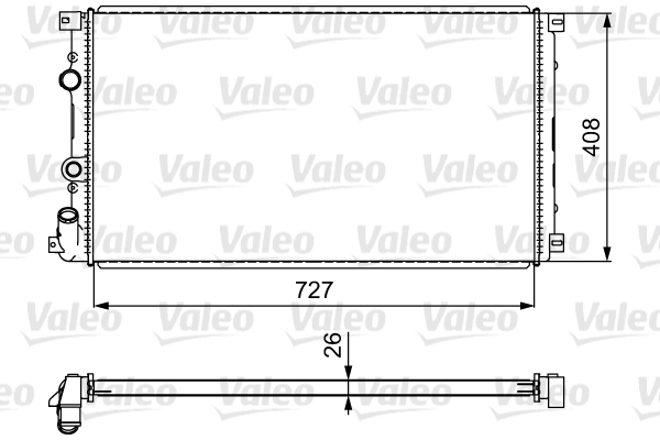 VALEO Vízhűtő 732798_VALEO