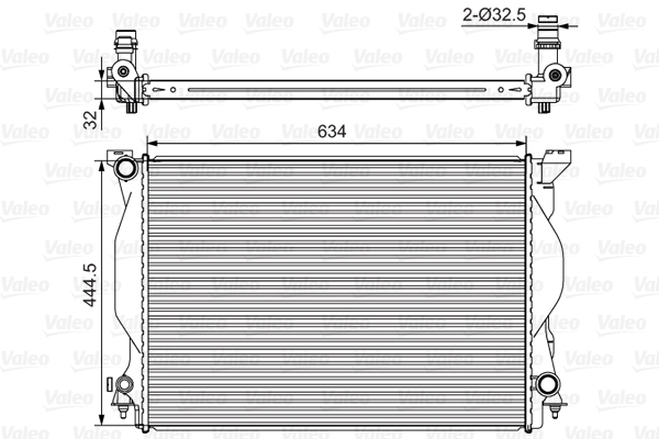 VALEO Vízhűtő 734419_VALEO