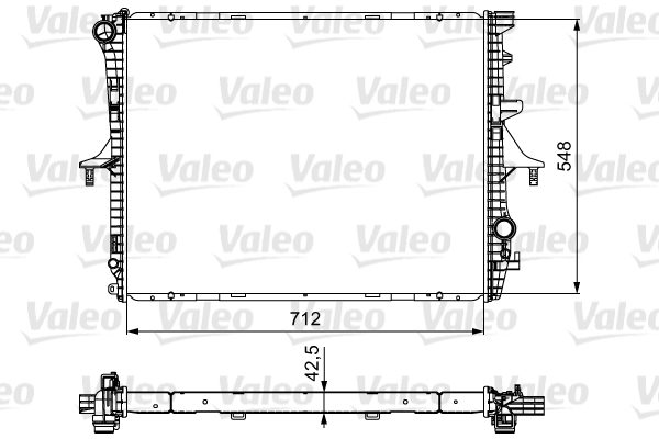 VALEO Vízhűtő 734740_VALEO