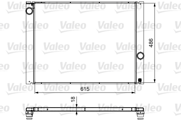 VALEO Vízhűtő 734898_VALEO