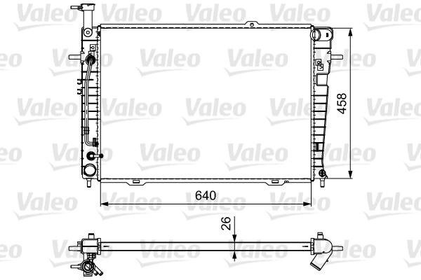 VALEO Vízhűtő 735543_VALEO