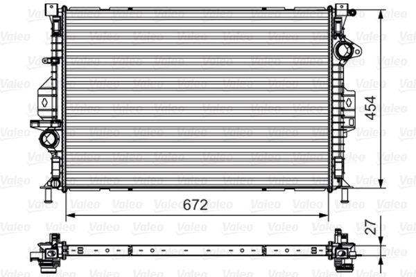 VALEO Vízhűtő 735602_VALEO