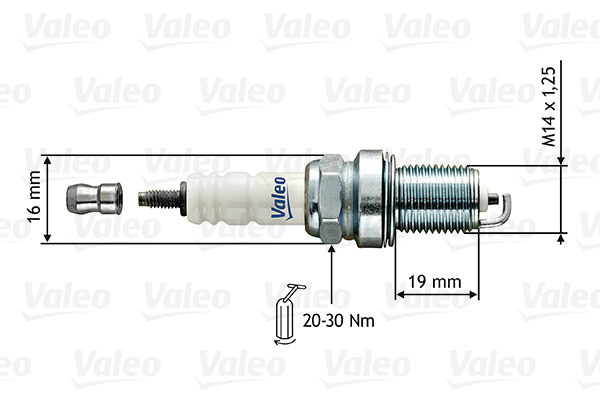 VALEO Gyújtógyertya 246851_VALEO