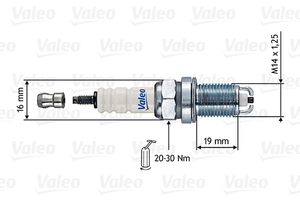 VALEO Gyújtógyertya 246852_VALEO