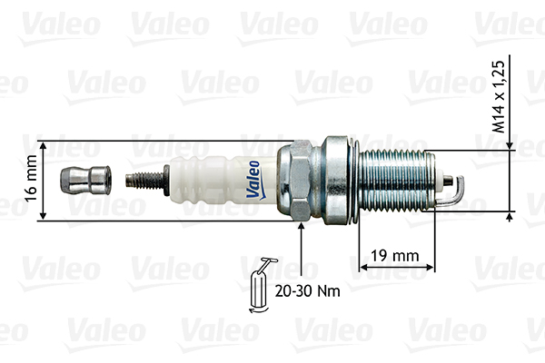 VALEO Gyújtógyertya 246853_VALEO