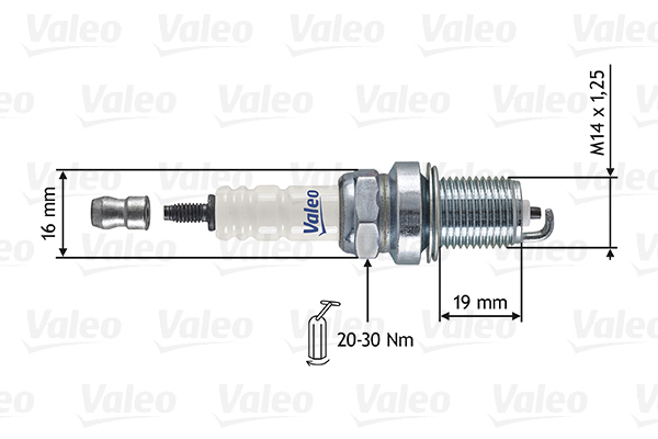 VALEO Gyújtógyertya 246855_VALEO