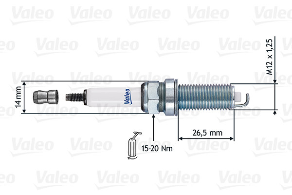 VALEO Gyújtógyertya 246863_VALEO