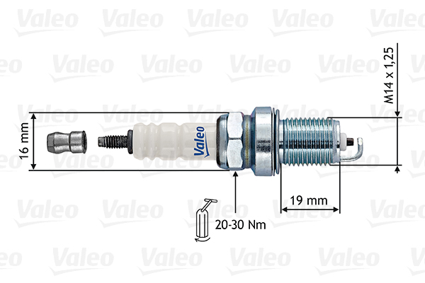 VALEO Gyújtógyertya 246872_VALEO