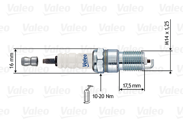 VALEO Gyújtógyertya 246883_VALEO