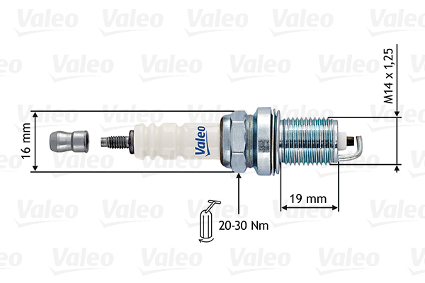 VALEO Gyújtógyertya 246884_VALEO