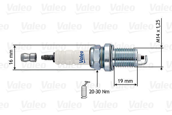 VALEO Gyújtógyertya 246886_VALEO