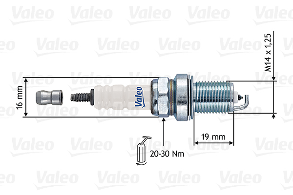 VALEO Gyújtógyertya 246892_VALEO