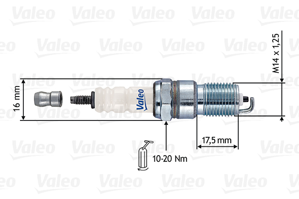 VALEO Gyújtógyertya 246893_VALEO