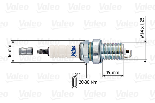 VALEO Gyújtógyertya 246895_VALEO