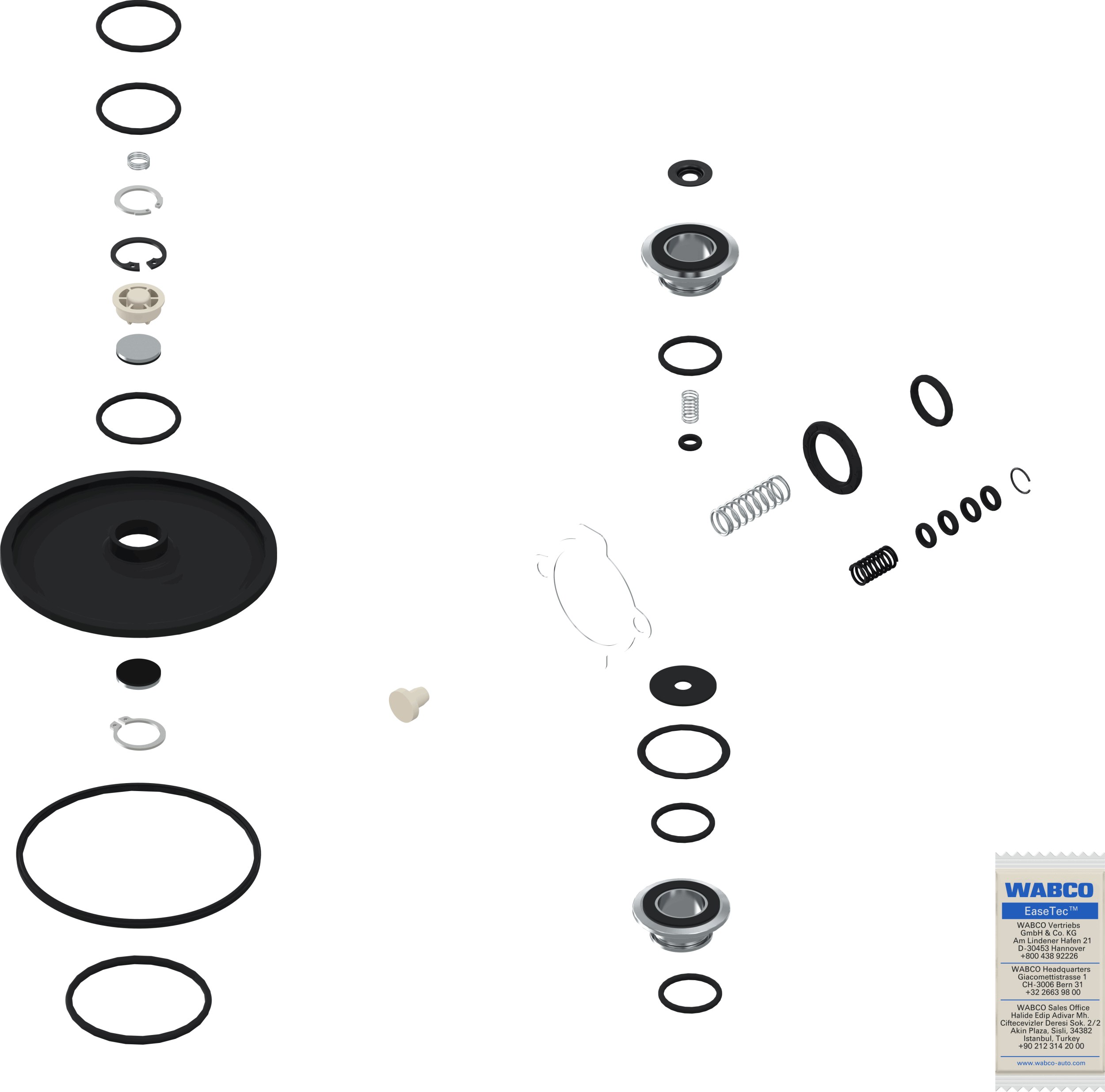 WABCO Javítókészlet, fékerőszabályozó 4757110002_WABCO