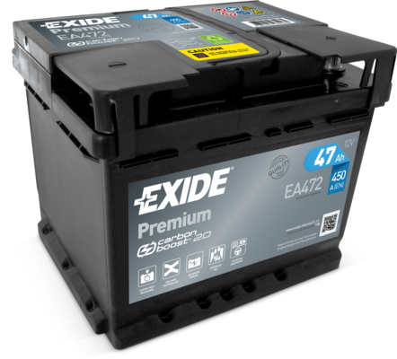 EXIDE PREMIUM Akkumulátor, szgk EA472