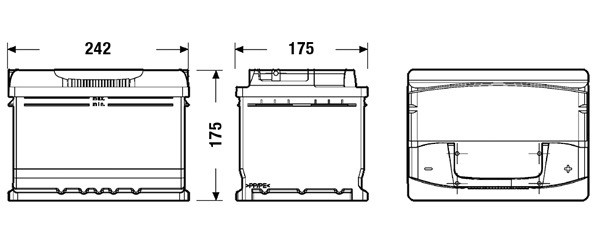 EXIDE PREMIUM Akkumulátor, szgk EA602