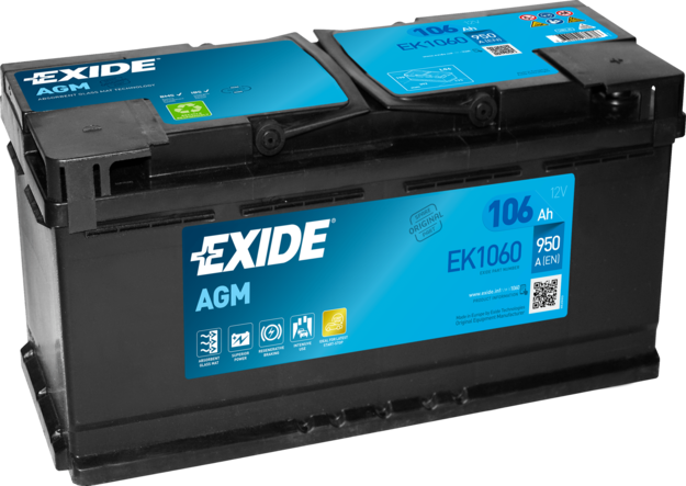 EXIDE Akkumulátor indító EK1060