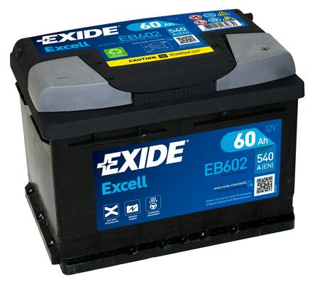 EXIDE Akkumulátor, szgk EB602