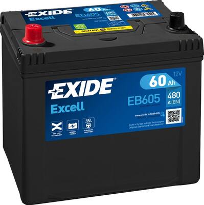 EXIDE EXCELL Akkumulátor, szgk EB605