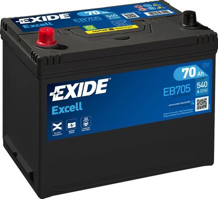 EXIDE EXCELL Akkumulátor, szgk EB705