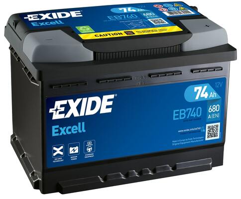 EXIDE EXCELL Akkumulátor, szgk EB740