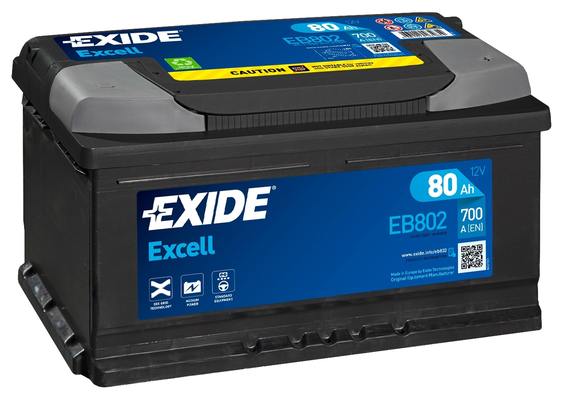 EXIDE EXCELL Akkumulátor, szgk EB802